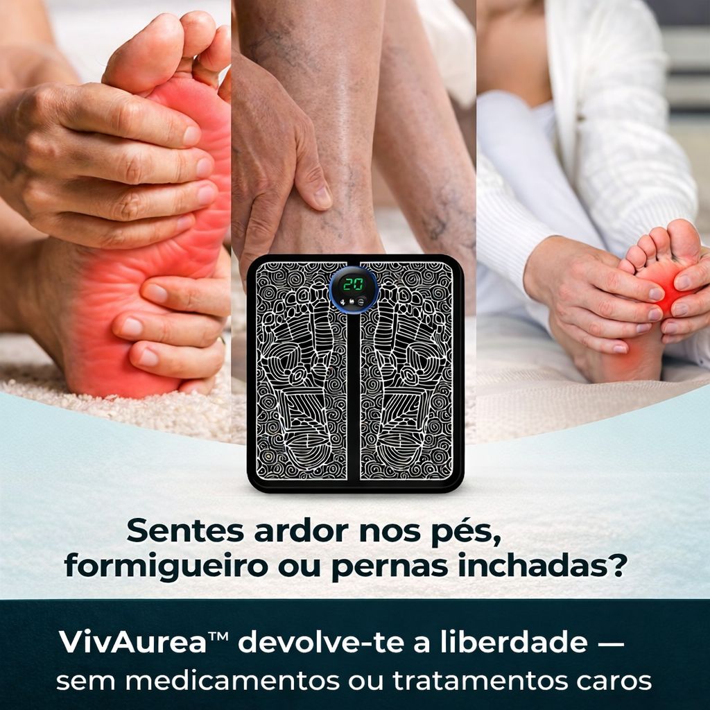 Massajador de Pés NMES Vivaurea™